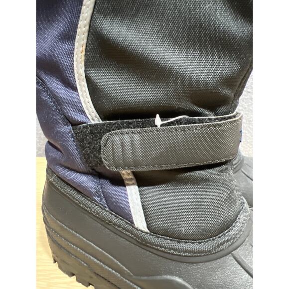 L.L. Bean Northwoods Snow Boots Kids Size 3 Black/Grey Winter 238064 - Picture 6 of 9